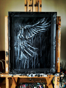 The Haunted Raven. Original artwork.