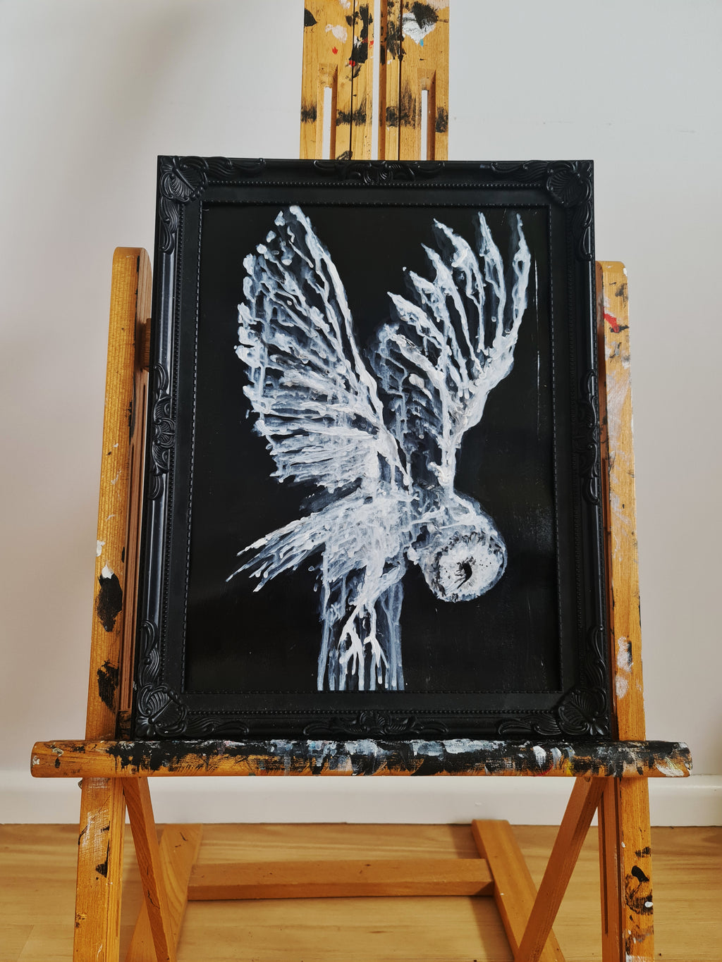 The Haunted Owl Version II. Art print.