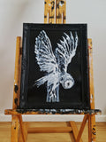 The Haunted Owl Version II. Art print.