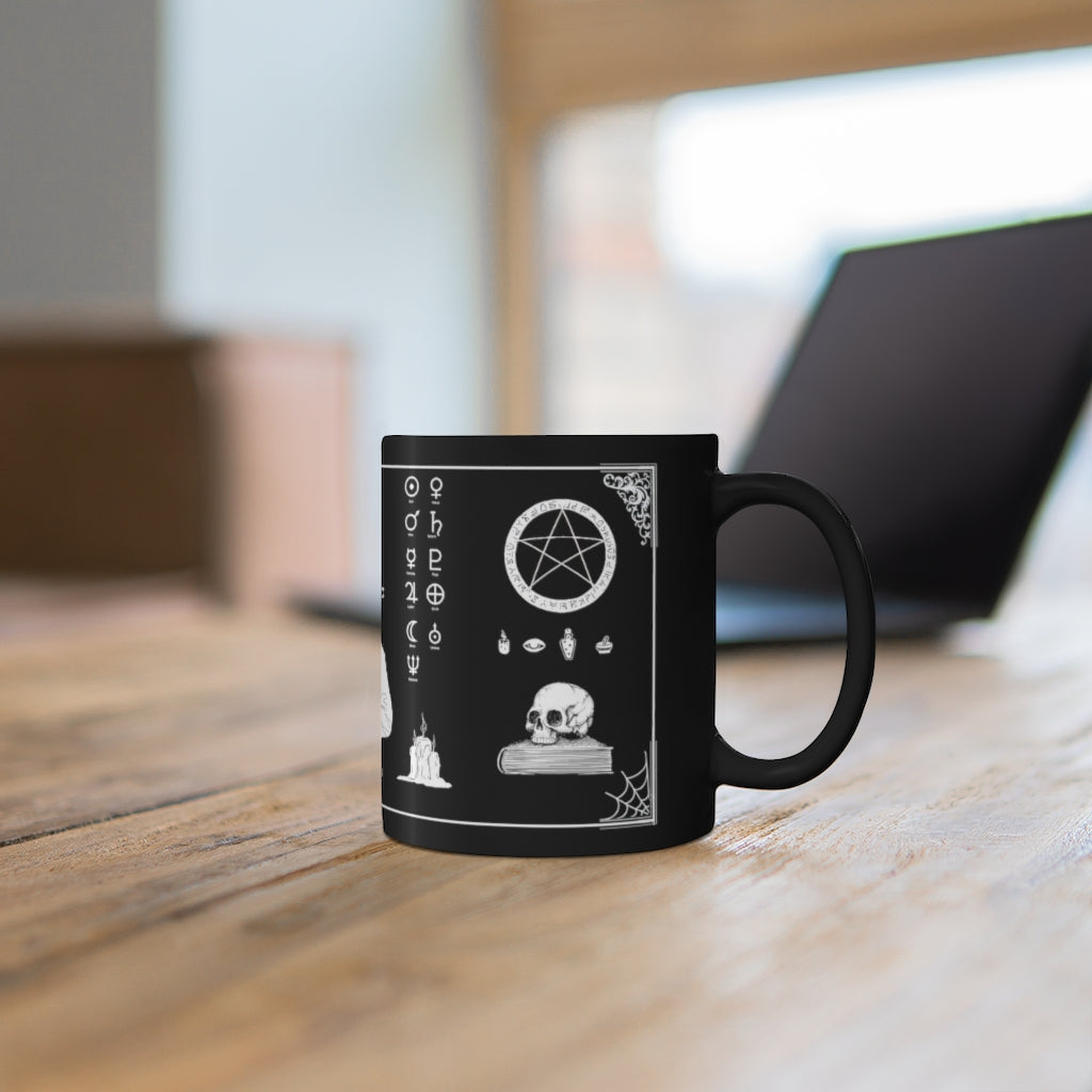 The dark gypsy mug - 11oz Black Mug
