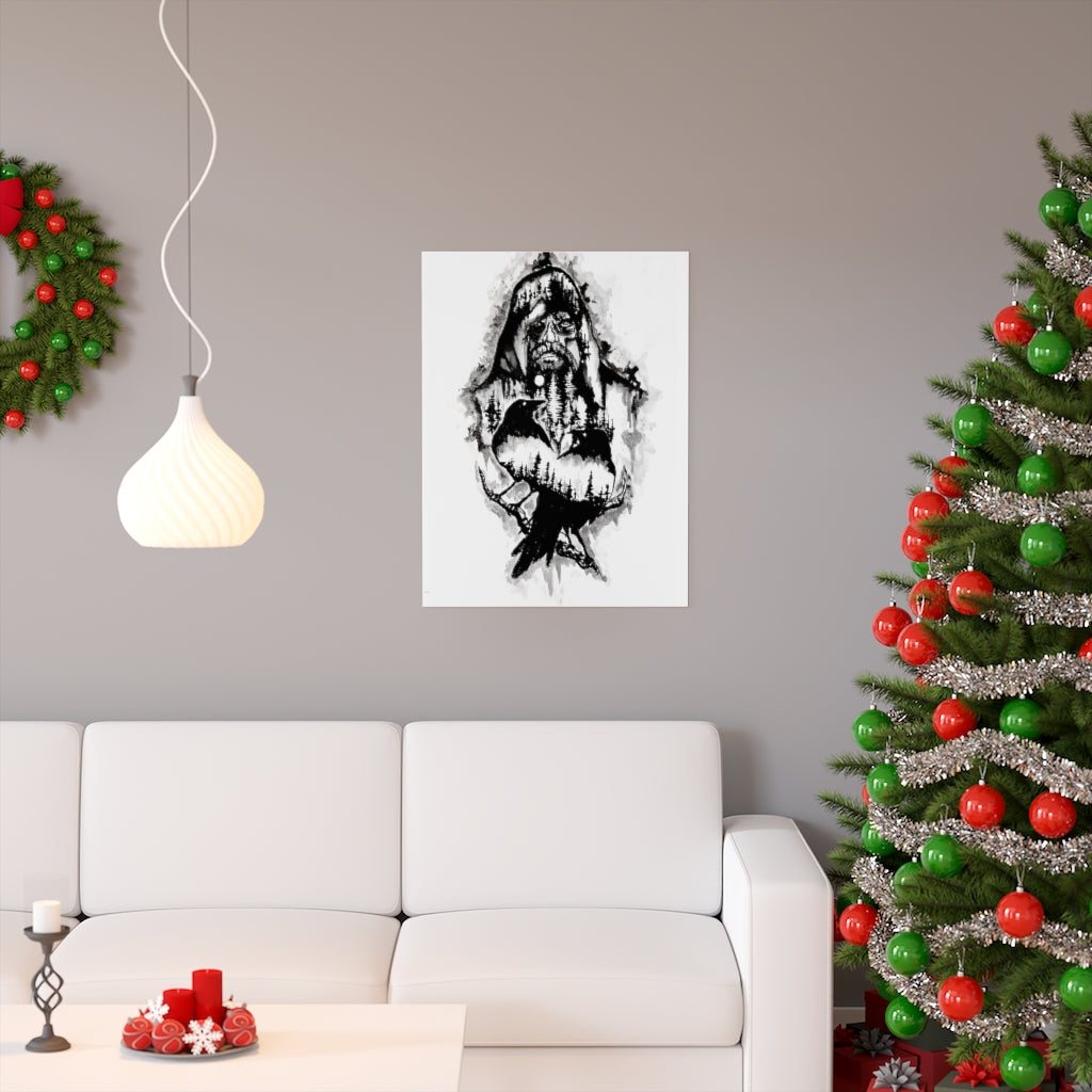 Odin calls you to Valhalla - Premium Matte vertical posters