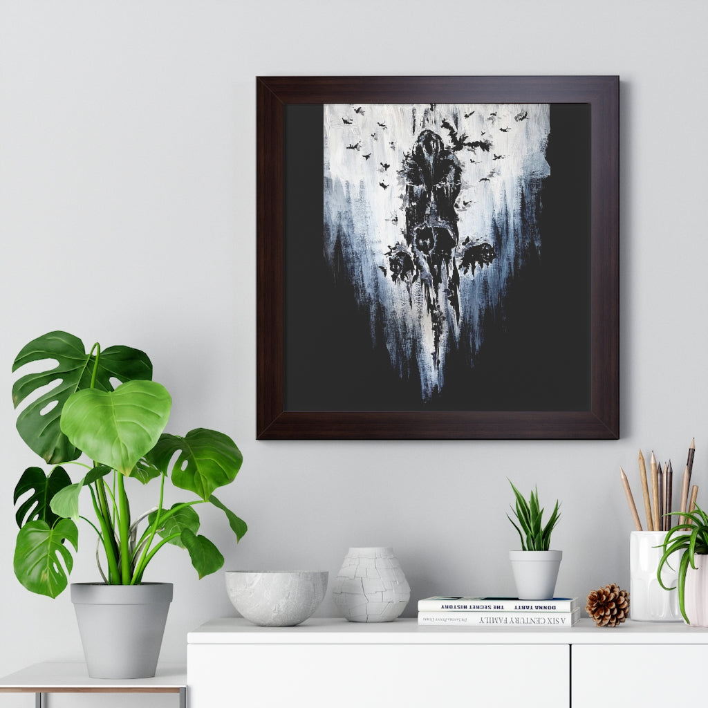 Framed Vertical Poster - Valhalla is calling you. Viking wall art, Odin Norse mythology.