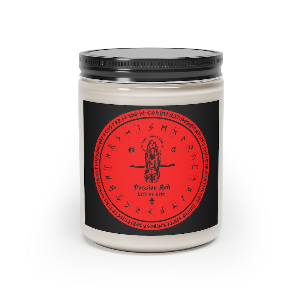 Spell Candle - Passion Red - Aromatherapy Spell craft Candles, 9oz. Witchcraft. ritual. Dark magic.