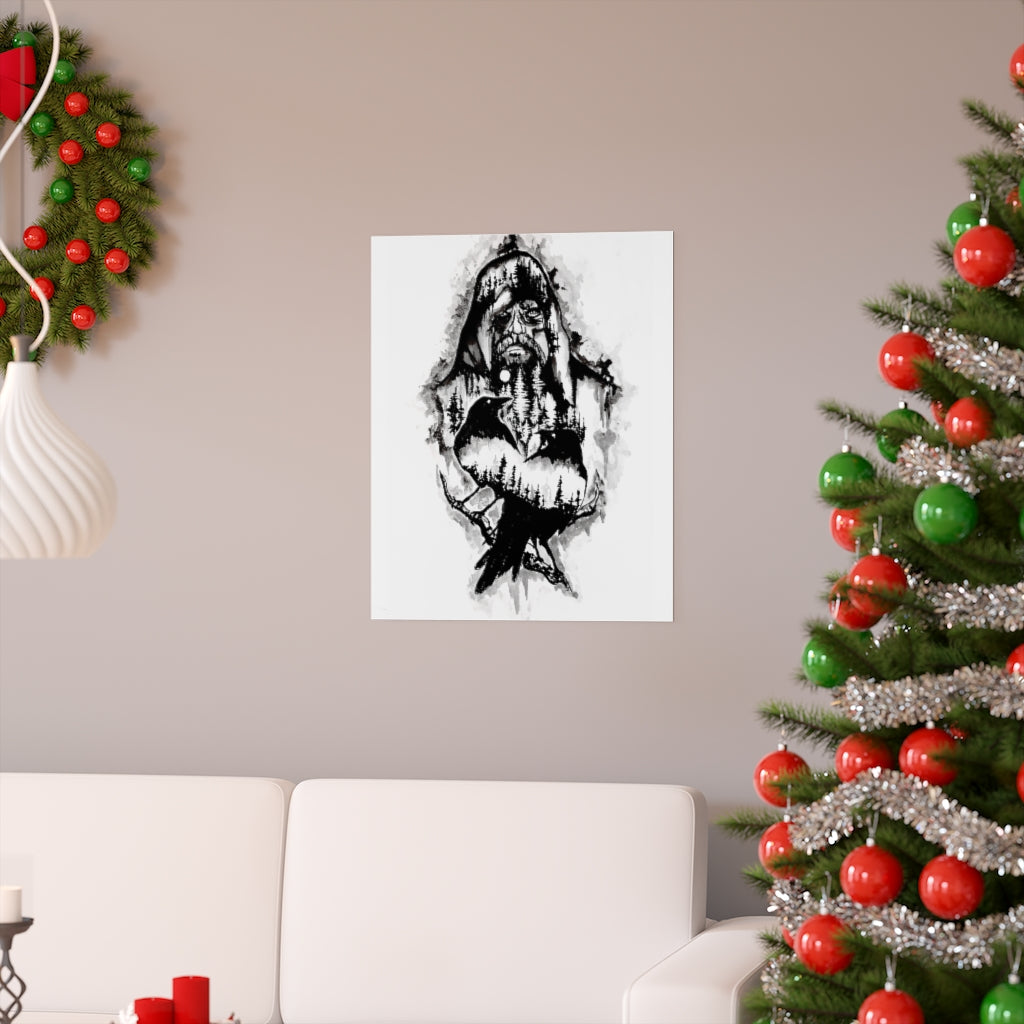 Odin calls you to Valhalla - Premium Matte vertical posters