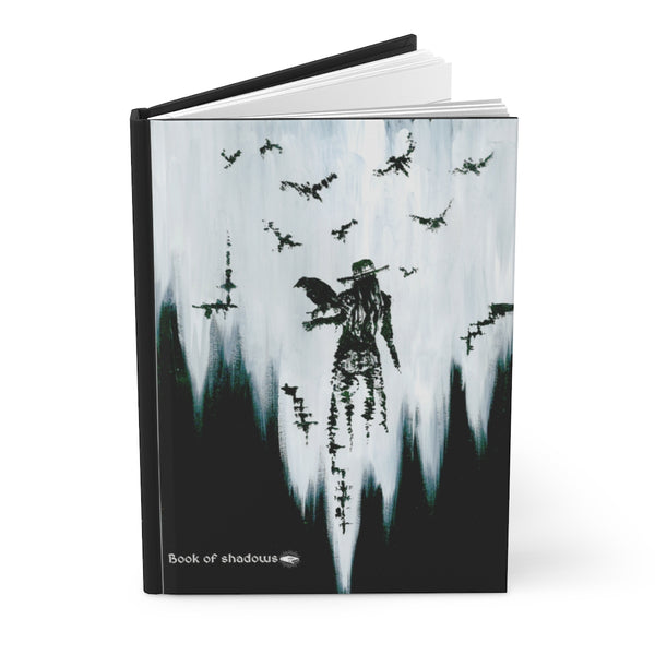 Book of shadows - Hardcover Journal Matte. Diana the Raven witch
