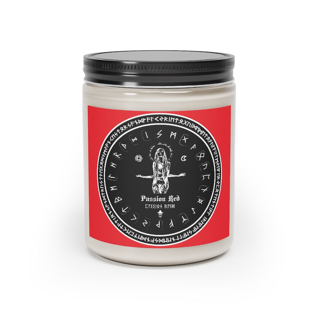 Spell Candle - Passion Red - Aromatherapy Spell craft Candles, 9oz. Witchcraft. ritual. Dark magic.