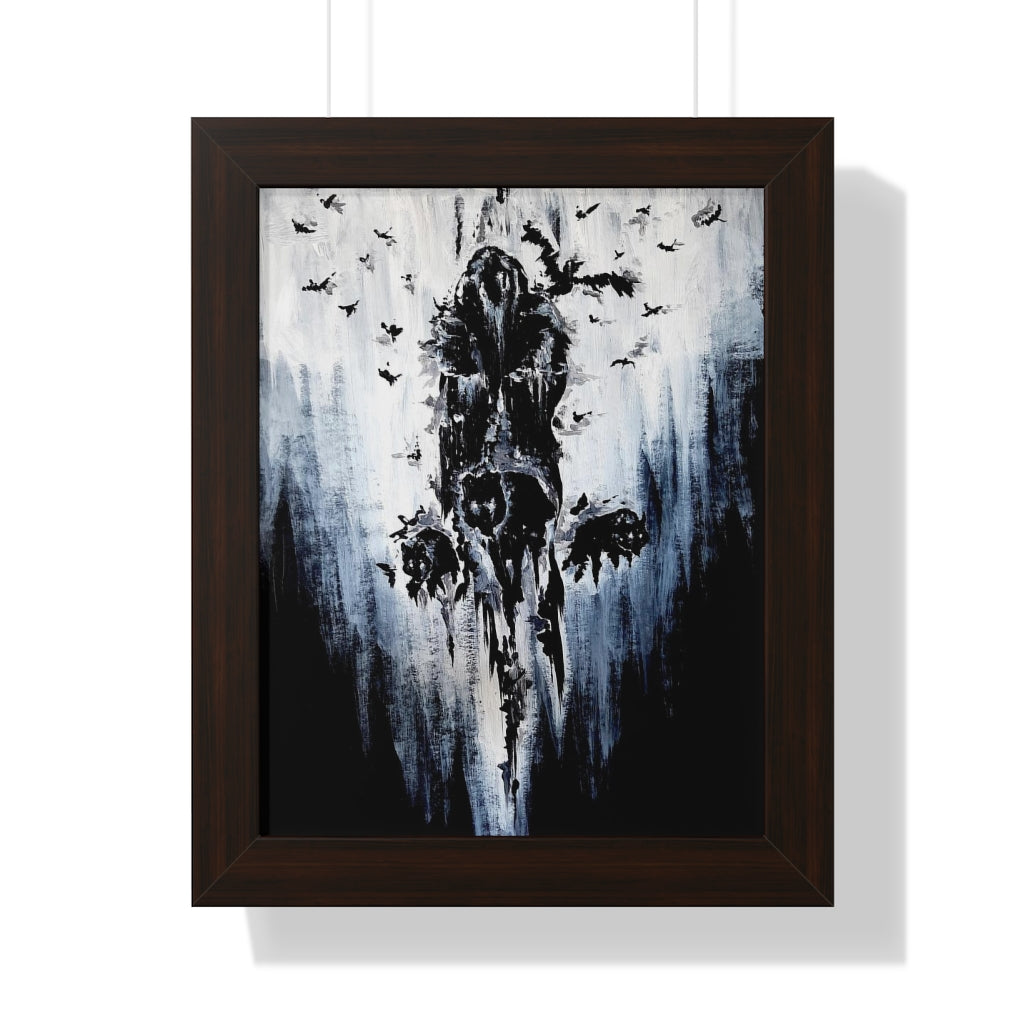 Framed Vertical Poster - Valhalla is calling you. Viking wall art, Odin Norse mythology.