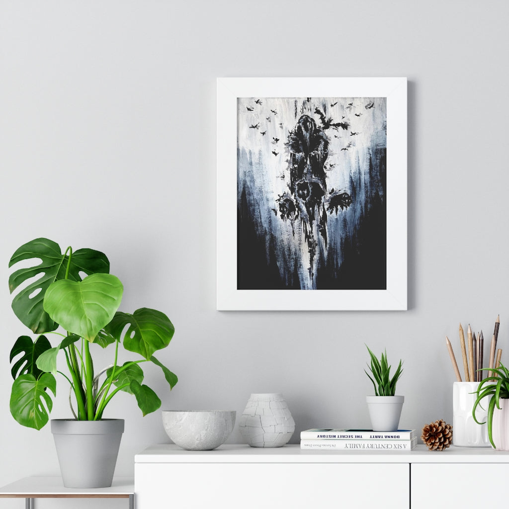 Framed Vertical Poster - Valhalla is calling you. Viking wall art, Odin Norse mythology.