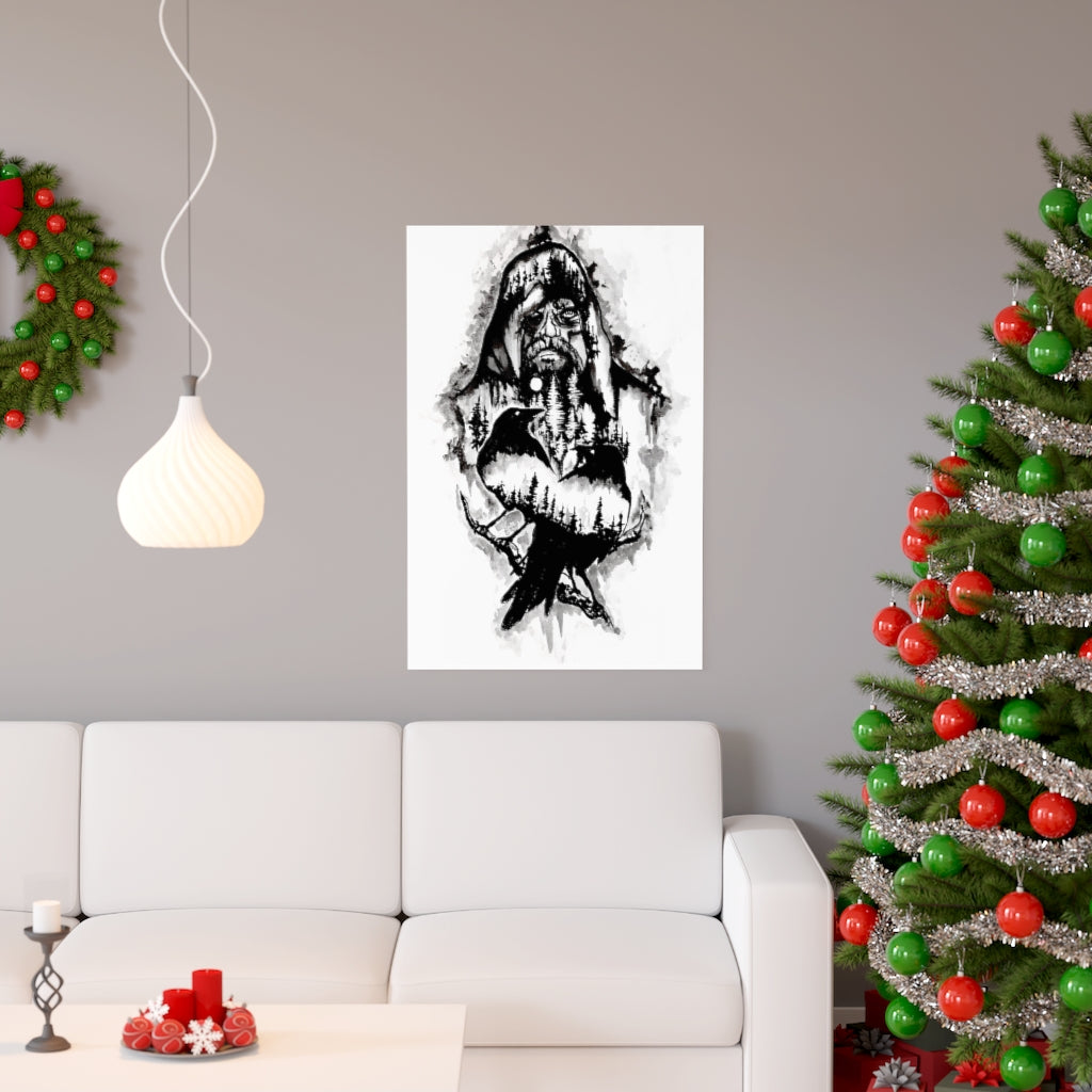 Odin calls you to Valhalla - Premium Matte vertical posters