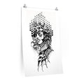 Lilith the supreme empress of Hell - Premium Matte vertical posters. Art Print, Wall Art, Gothic Home Decor.