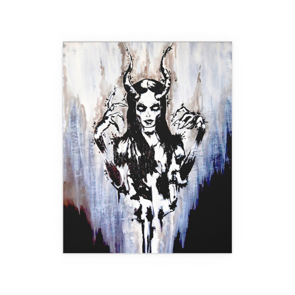 The Horned God - Silk Posters. Artwork. Art. Pagan. Wicca. dark art. Gothic home décor.