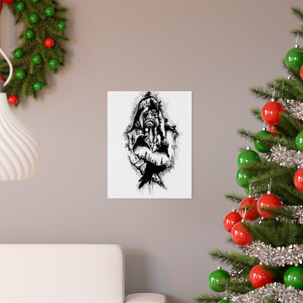 Odin calls you to Valhalla - Premium Matte vertical posters