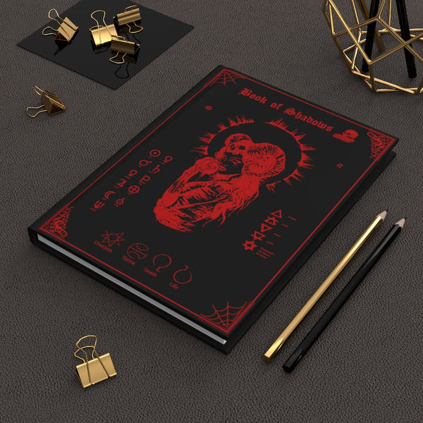 Book of shadows - Hardcover Journal Matte. Her deadly desire. Blood Red edition