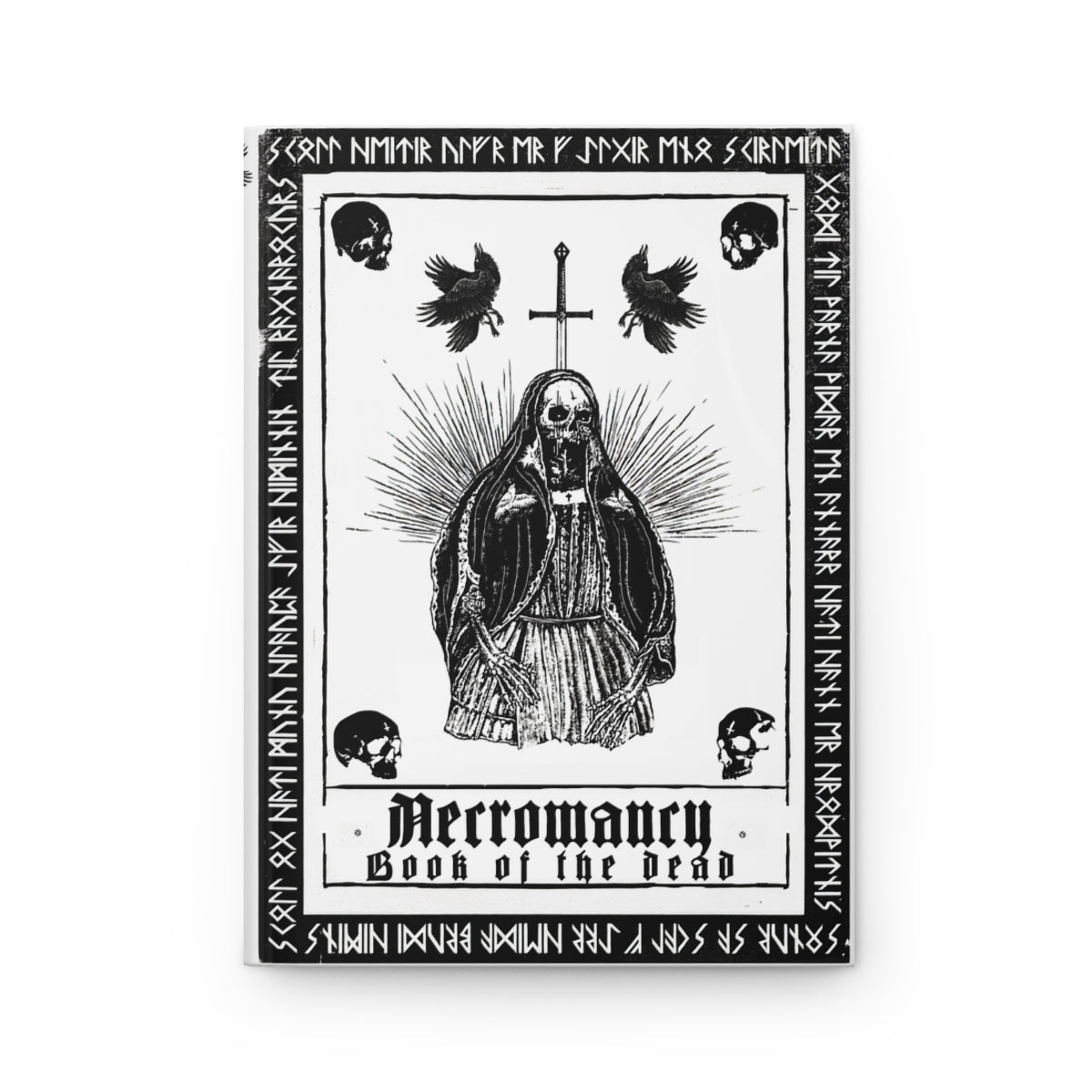 Necromancy - Book of the dead. Punishment. Hardcover Journal Matte. The shadow warlock. Lined journal. Artistic, story, Spell craft.