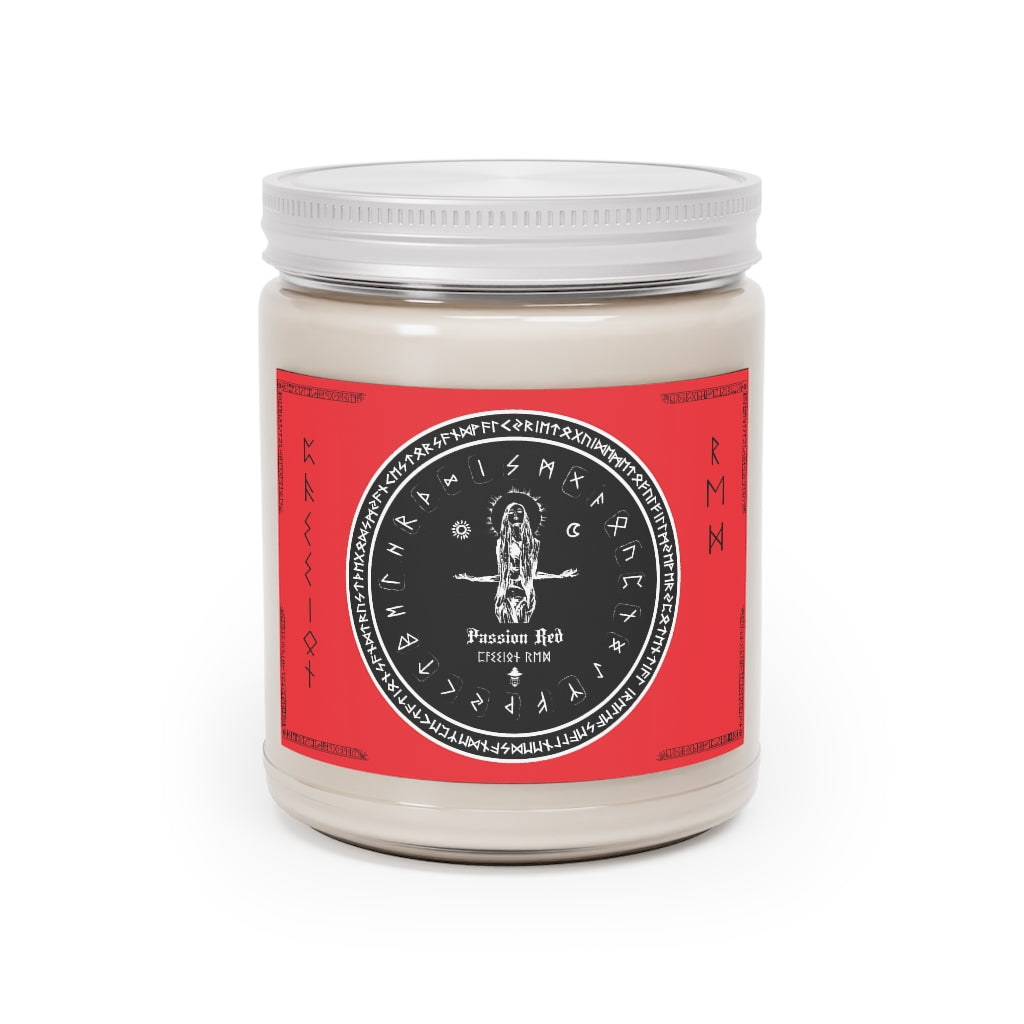 Spell Candle - Passion Red - Aromatherapy Spell craft Candles, 9oz. Witchcraft. ritual. Dark magic.