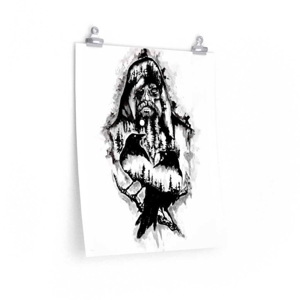 Odin calls you to Valhalla - Premium Matte vertical posters