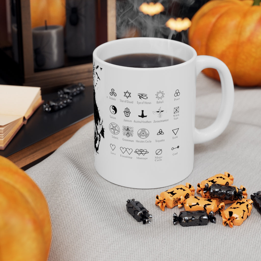 Life and death of the raven - Ceramic Mug 11oz