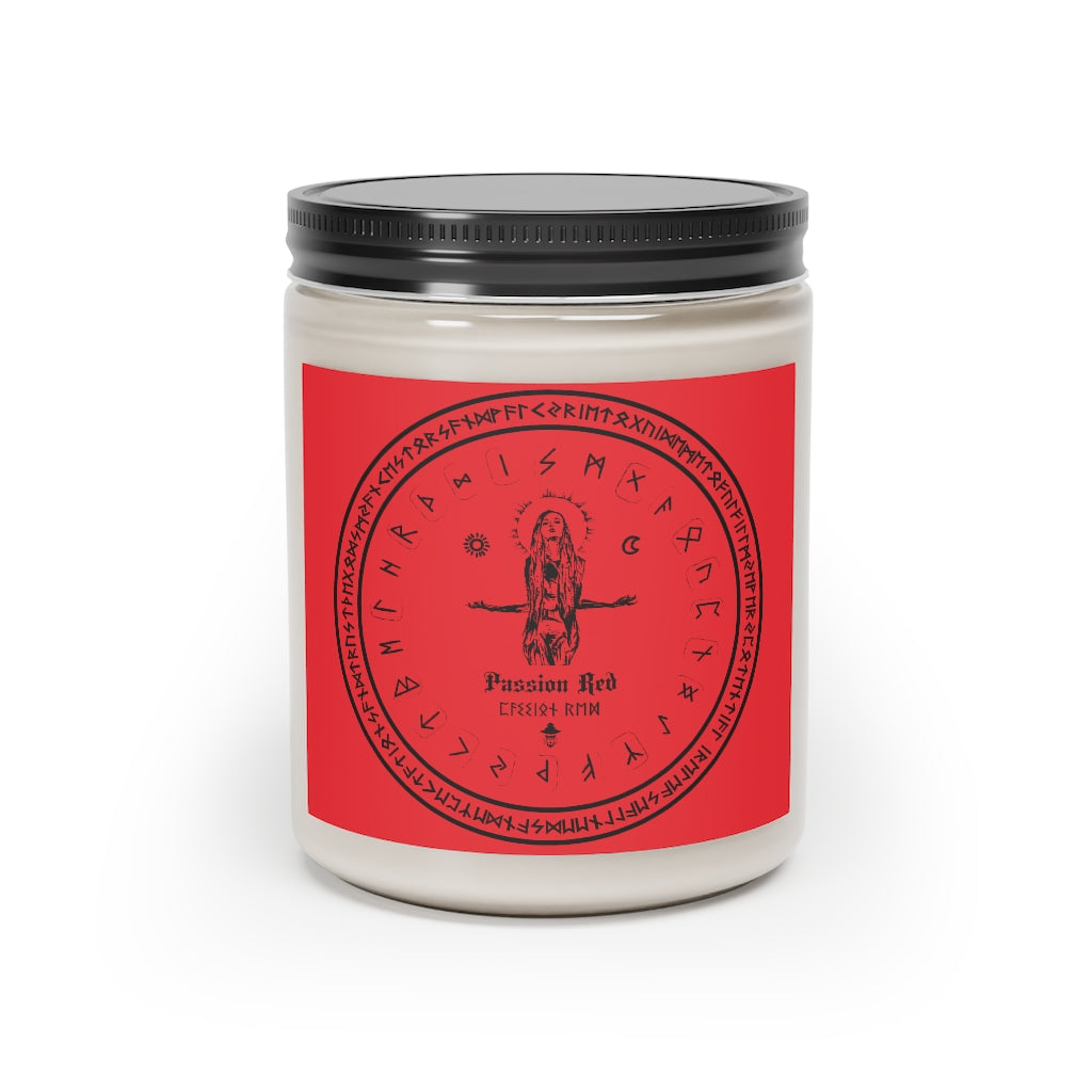 Spell Candle - Passion Red - Aromatherapy Spell craft Candles, 9oz. Witchcraft. ritual. Dark magic.
