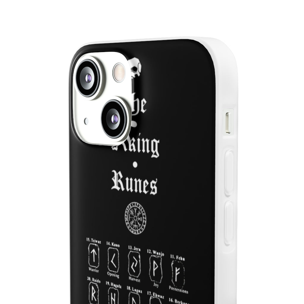 Flexi Cases - The Viking runes. White version. mobile phone case, iPhone case, Samsung case, mobile accessory. Norse. Viking. pagan
