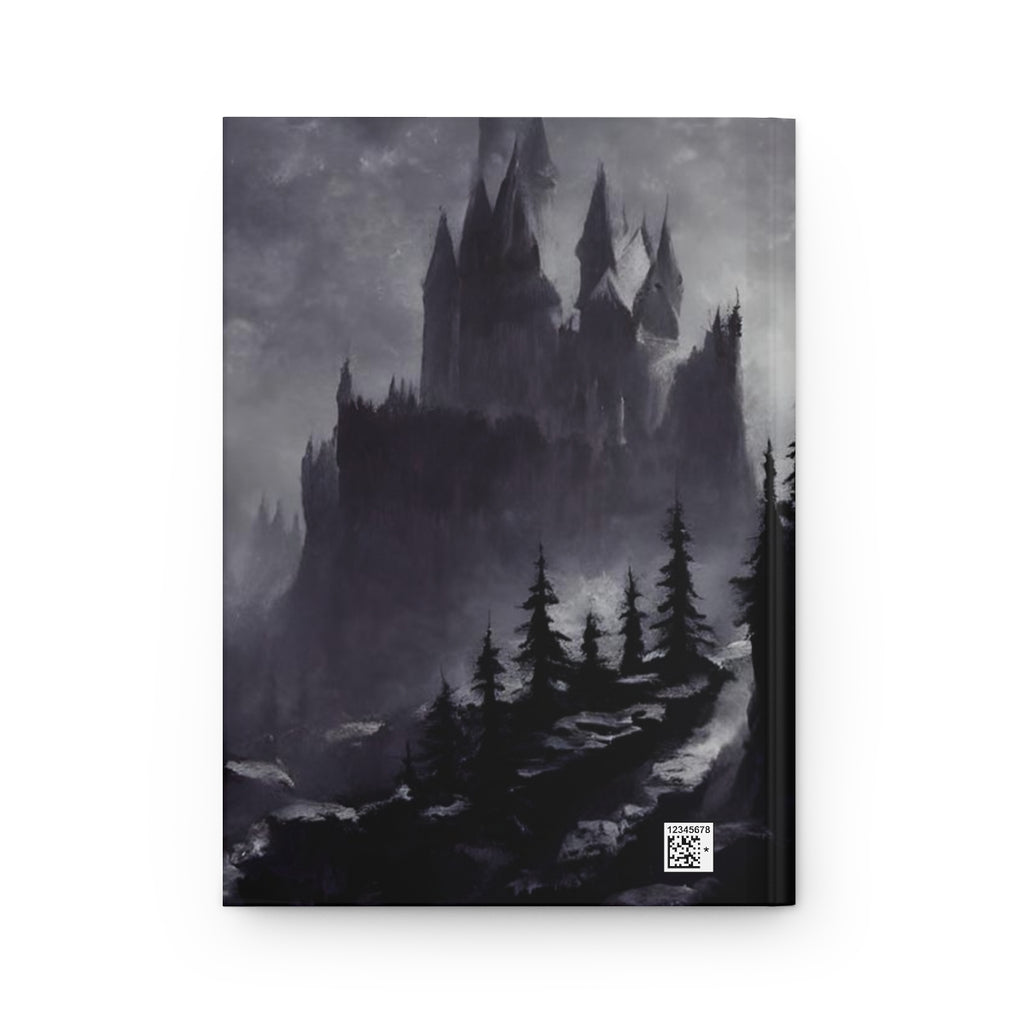 Fantasy Journal - Hardcover Journal Matte. The lonely witch. Lined journal. Artistic and story writing journal.