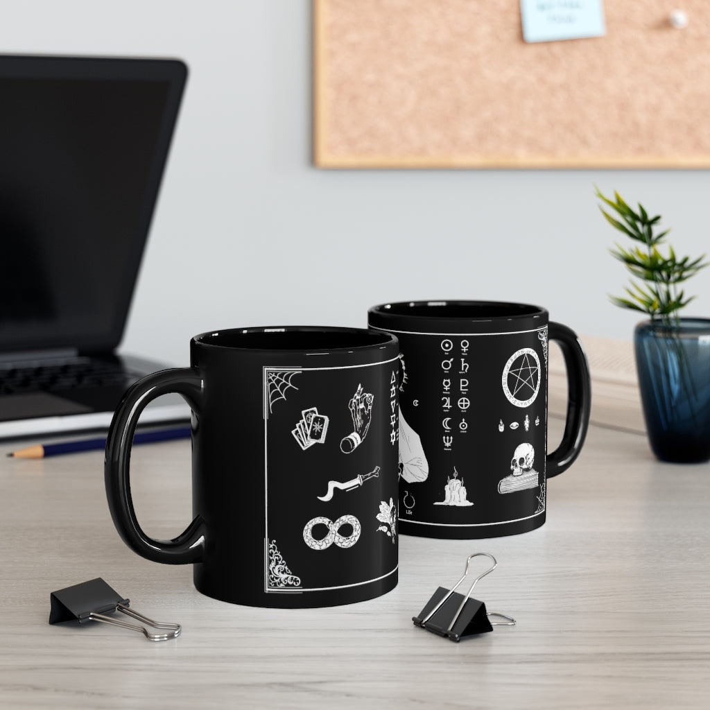 The dark gypsy mug - 11oz Black Mug