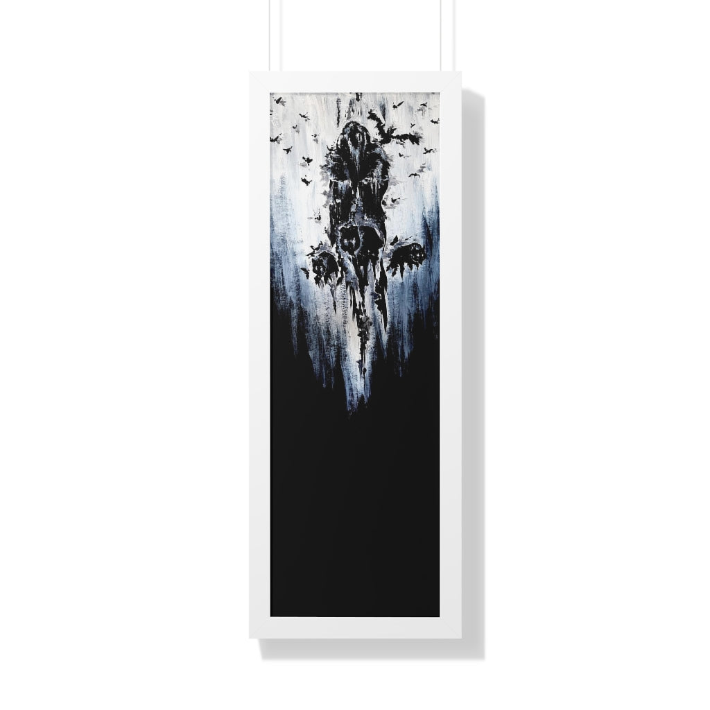 Framed Vertical Poster - Valhalla is calling you. Viking wall art, Odin Norse mythology.