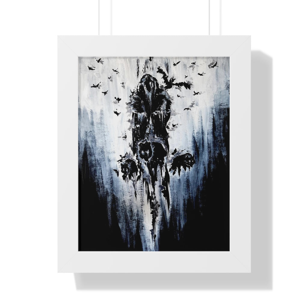 Framed Vertical Poster - Valhalla is calling you. Viking wall art, Odin Norse mythology.