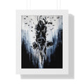 Framed Vertical Poster - Valhalla is calling you. Viking wall art, Odin Norse mythology.