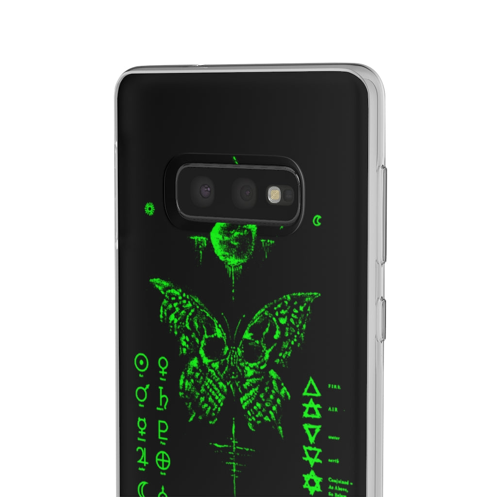 Flexi Cases - The deathly butterfly. mobile phone case, iPhone case, Samsung case, mobile accessory.