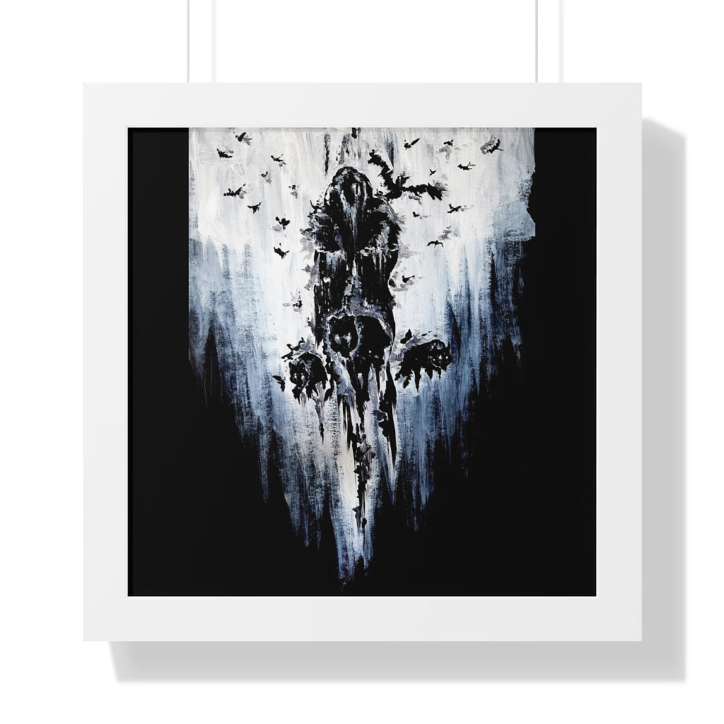 Framed Vertical Poster - Valhalla is calling you. Viking wall art, Odin Norse mythology.