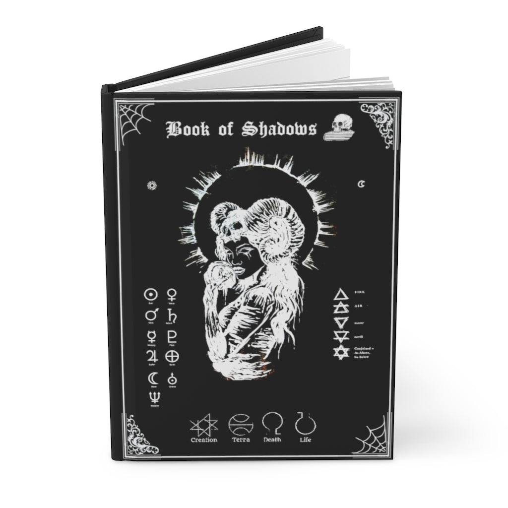 Book of shadows - Hardcover Journal Matte. Her deadly desire.