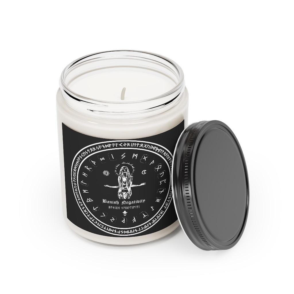 Spell Candle - Banish negativity. Scented Candle, 9oz - Use This candle to make spells - witchcraft.