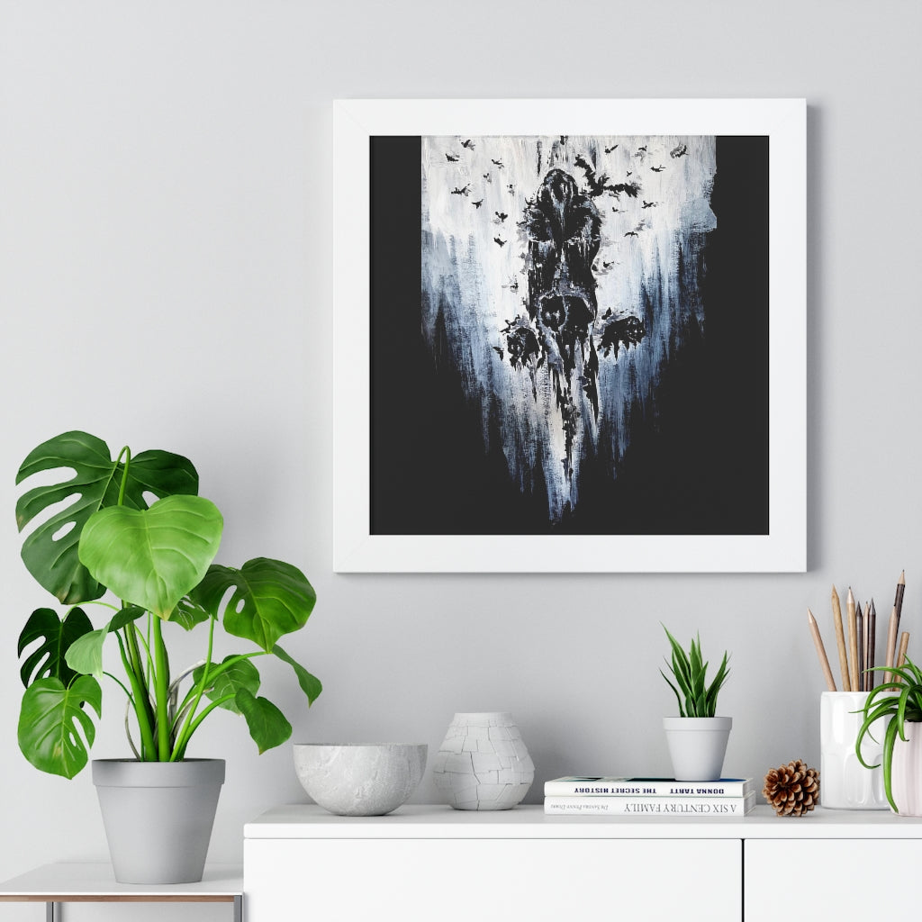 Framed Vertical Poster - Valhalla is calling you. Viking wall art, Odin Norse mythology.