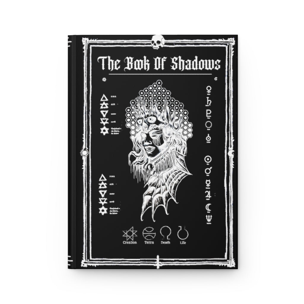 The book of shadows - Lilith the witch. Hardcover Journal Matte. Gothic spell book - Lined Journal