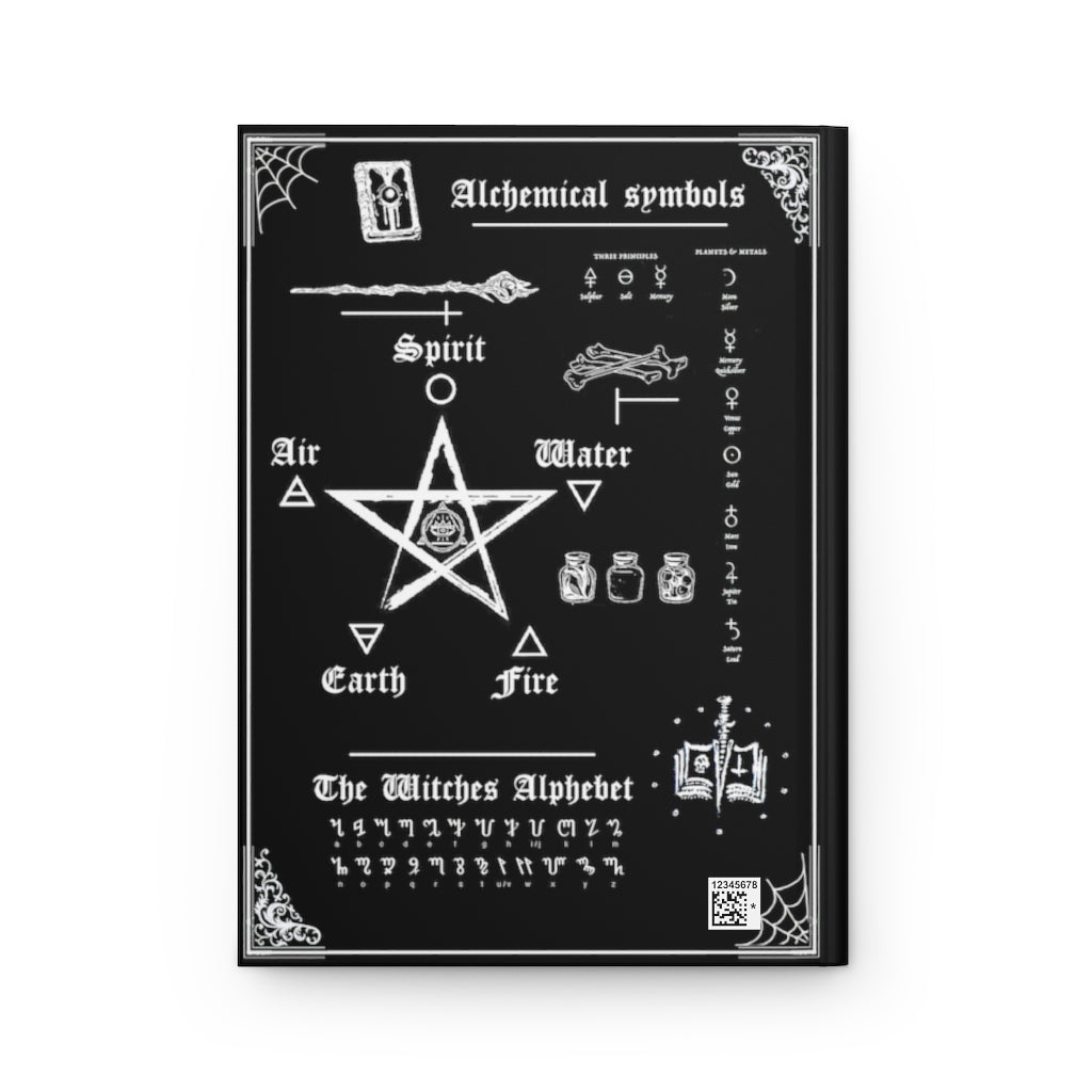 Book of Ravens - Hardcover Journal Matte. Gothic spell book - Journal