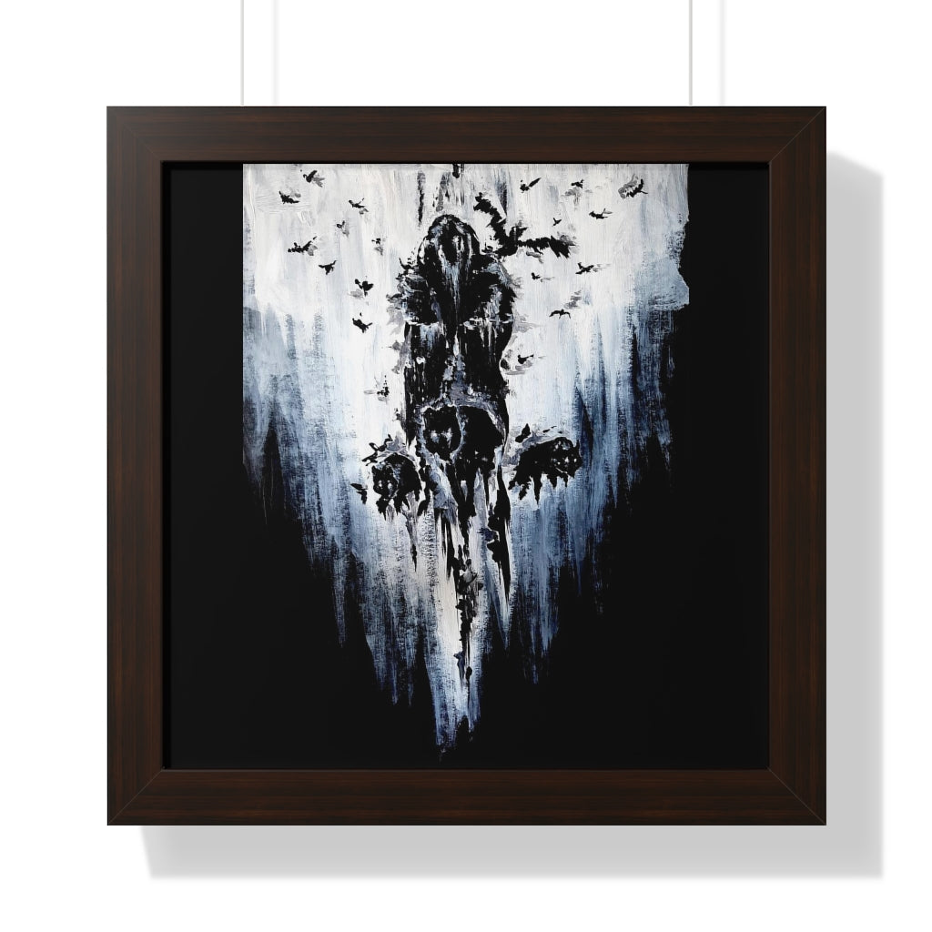 Framed Vertical Poster - Valhalla is calling you. Viking wall art, Odin Norse mythology.