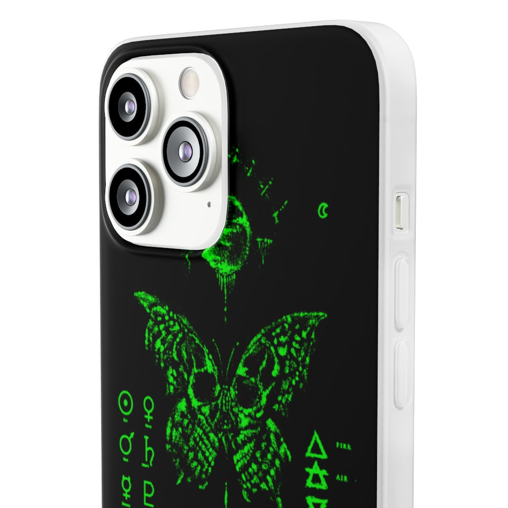 Flexi Cases - The deathly butterfly. mobile phone case, iPhone case, Samsung case, mobile accessory.