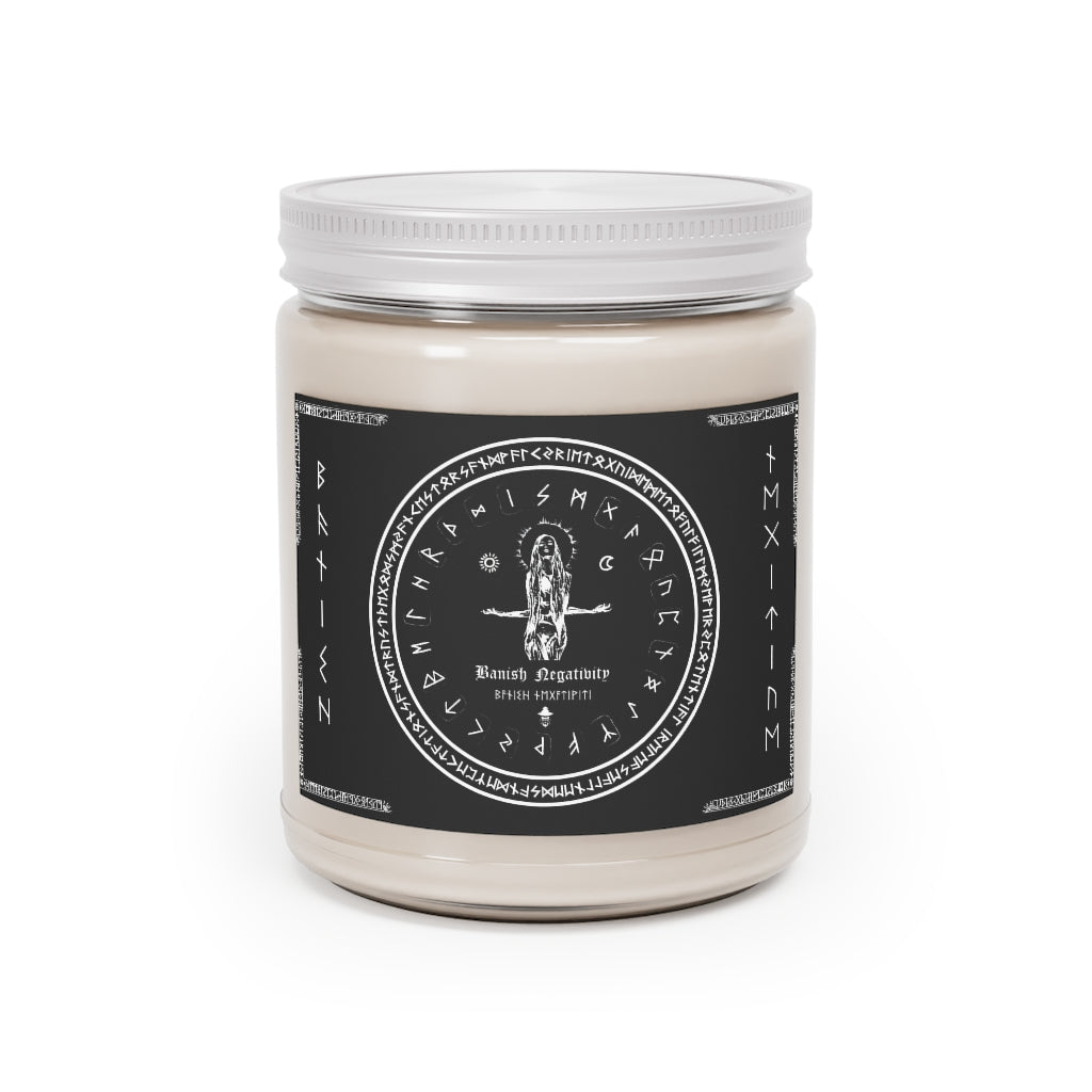 Spell Candle - Banishing Negativity - Aromatherapy Spell craft Candles, 9oz. Witchcraft.