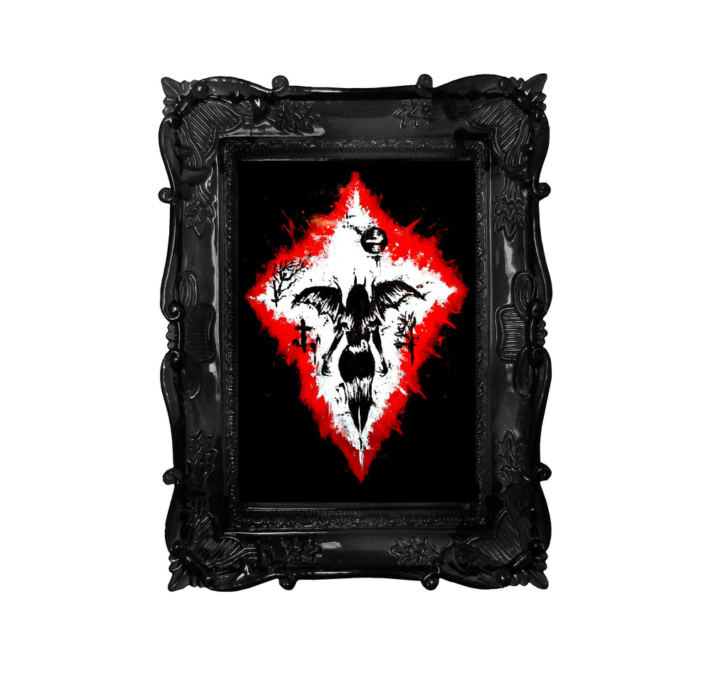 Her devilish power. Home décor - Poster wall art.
