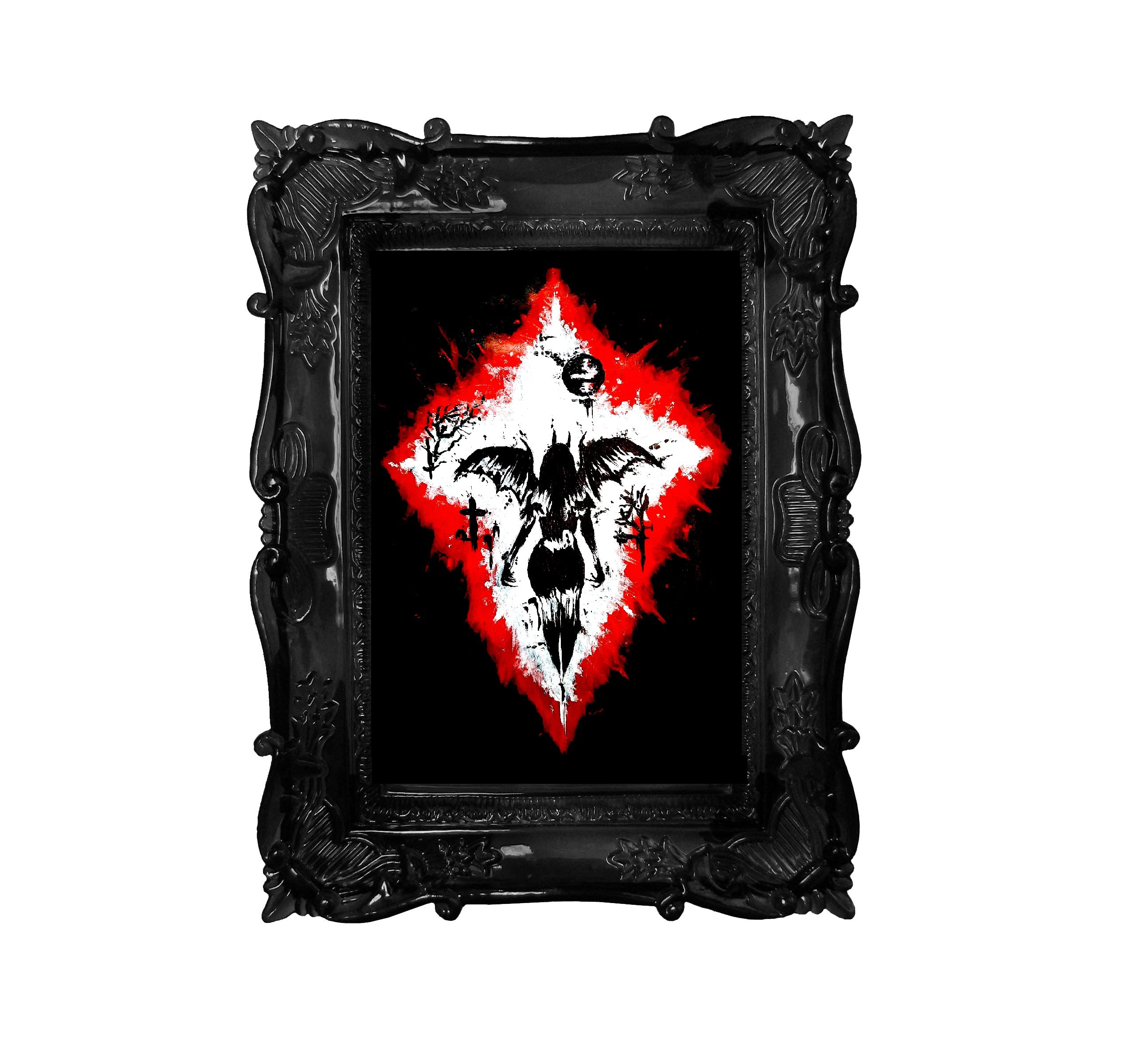 Her devilish power. Home décor - Poster wall art.