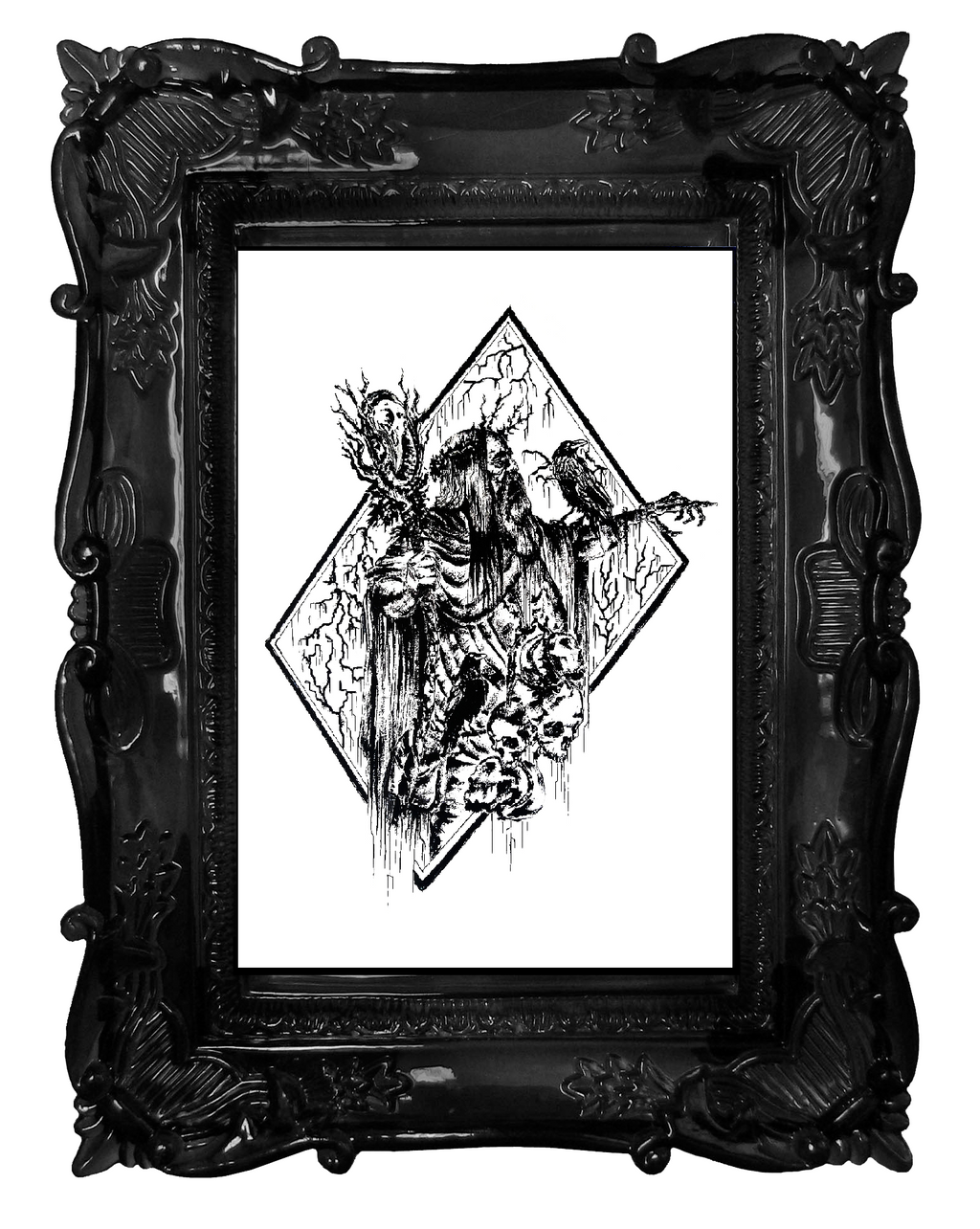 Odin is watching you - Poster wall art. High quality Enhanced Matte poster