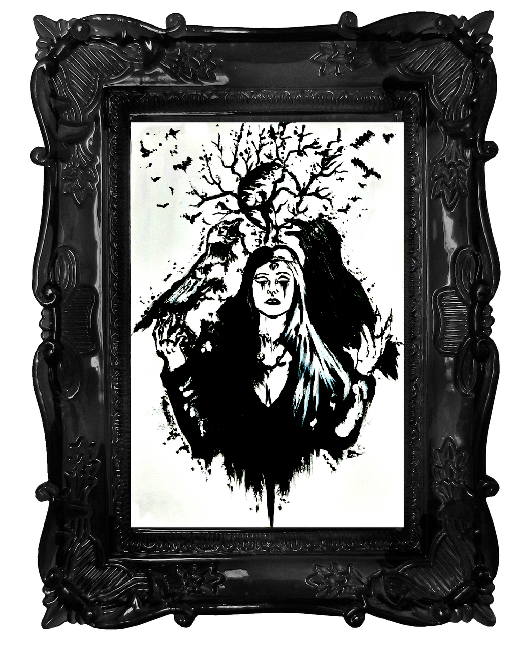 Life and death of the ravens. Home decor - Poster wall art.
