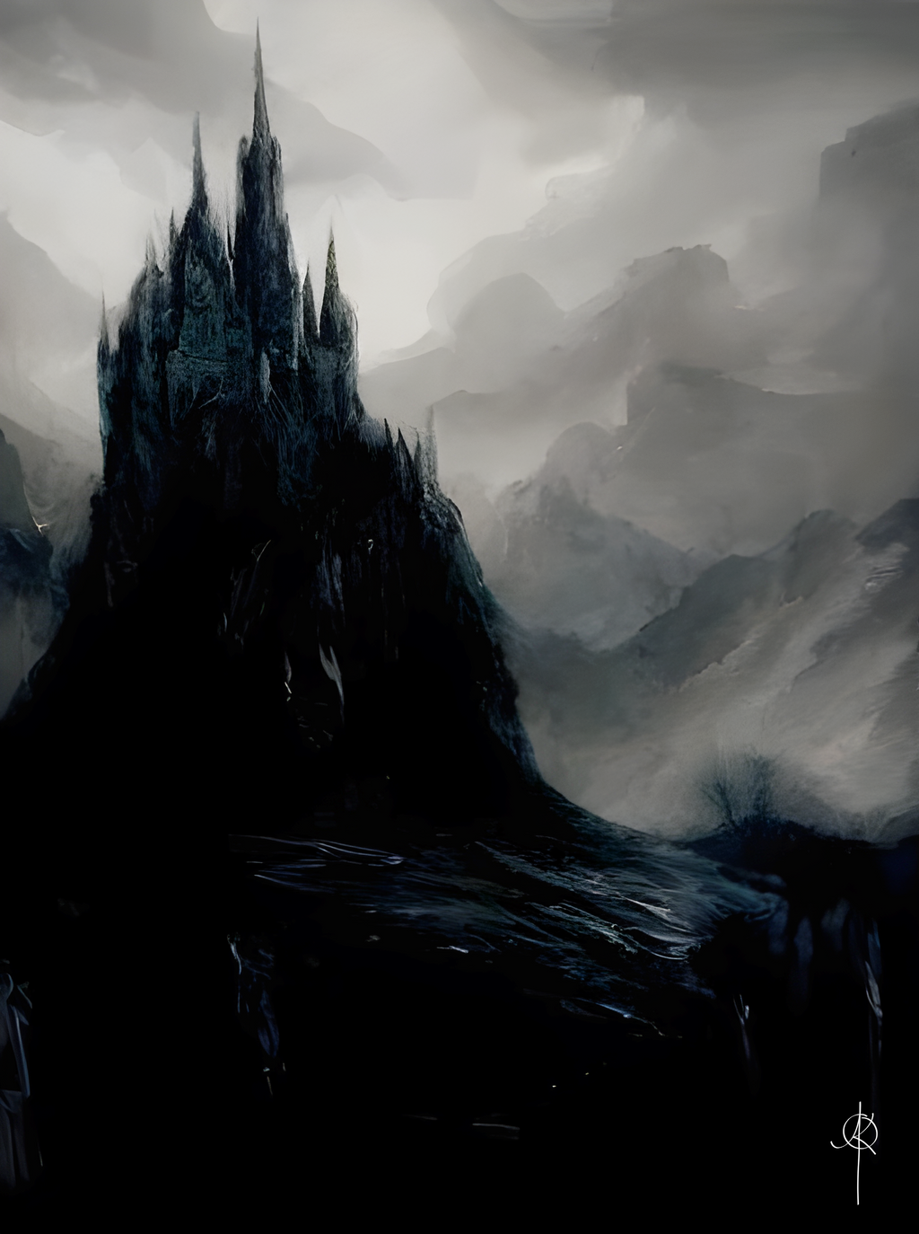 Castlevania. Version 2. Art print.