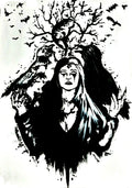 Life and death of the ravens. Home decor - Poster wall art.