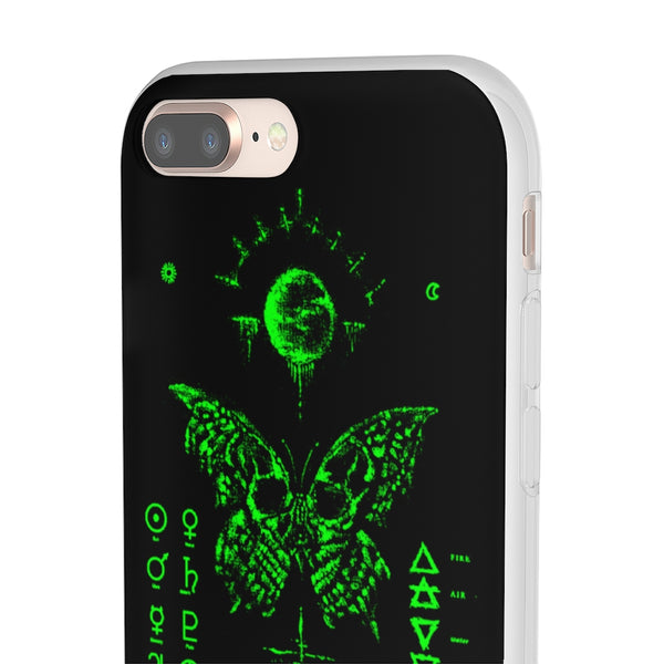 Flexi Cases - The deathly butterfly. mobile phone case, iPhone case, Samsung case, mobile accessory.