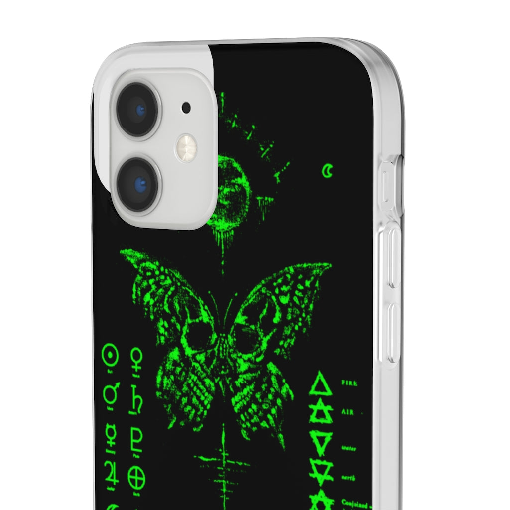 Flexi Cases - The deathly butterfly. mobile phone case, iPhone case, Samsung case, mobile accessory.