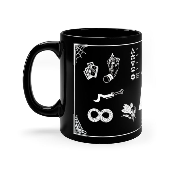 The dark gypsy mug - 11oz Black Mug