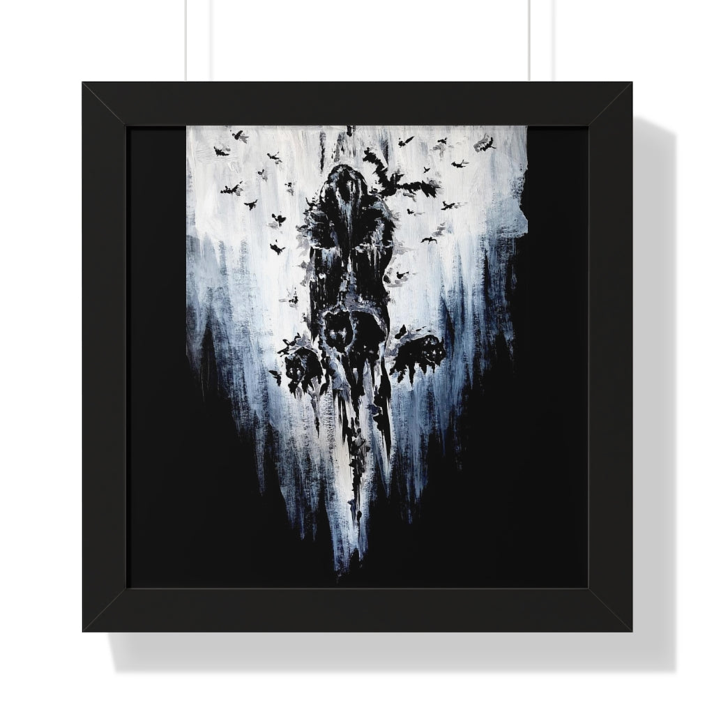 Framed Vertical Poster - Valhalla is calling you. Viking wall art, Odin Norse mythology.