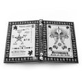 Deathly owl - Necromancy Book of the dead journal. Hardcover Journal Matte. The shadow warlock. Lined journal.