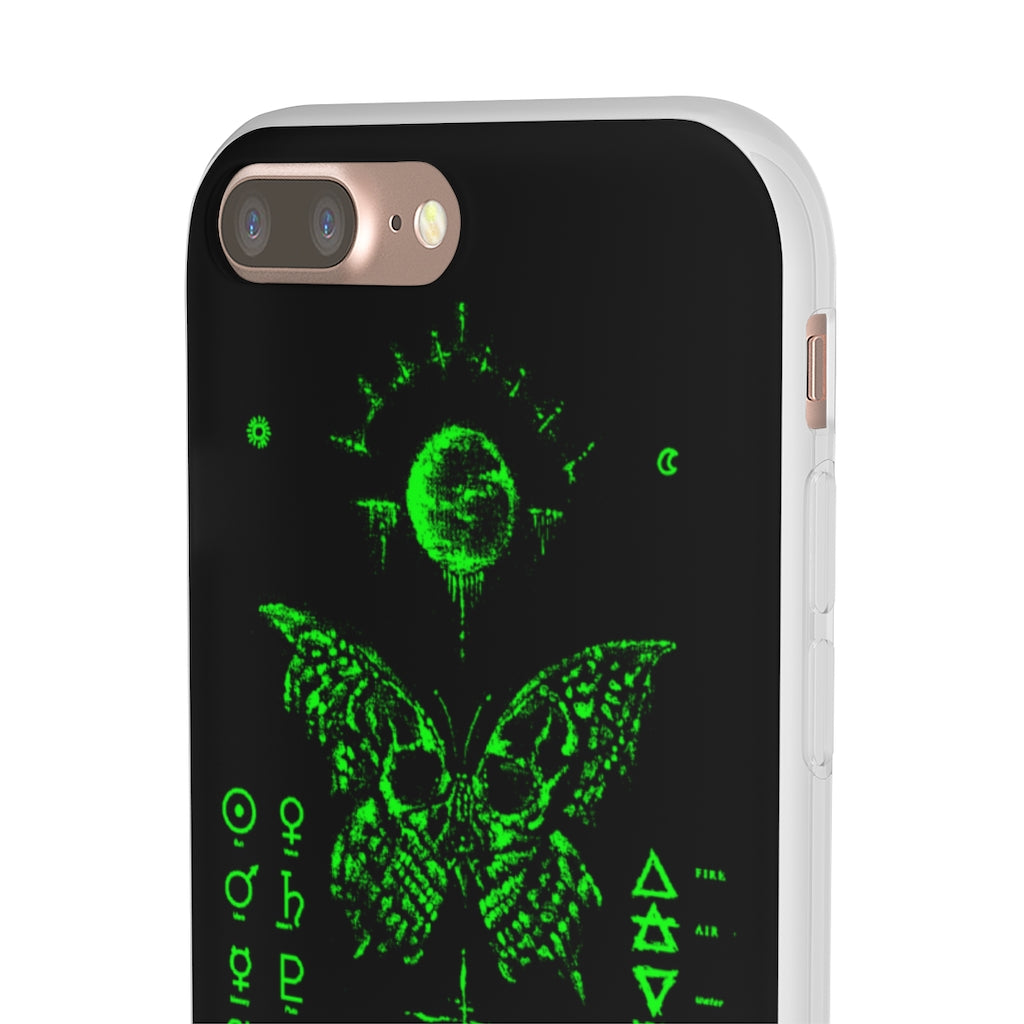 Flexi Cases - The deathly butterfly. mobile phone case, iPhone case, Samsung case, mobile accessory.